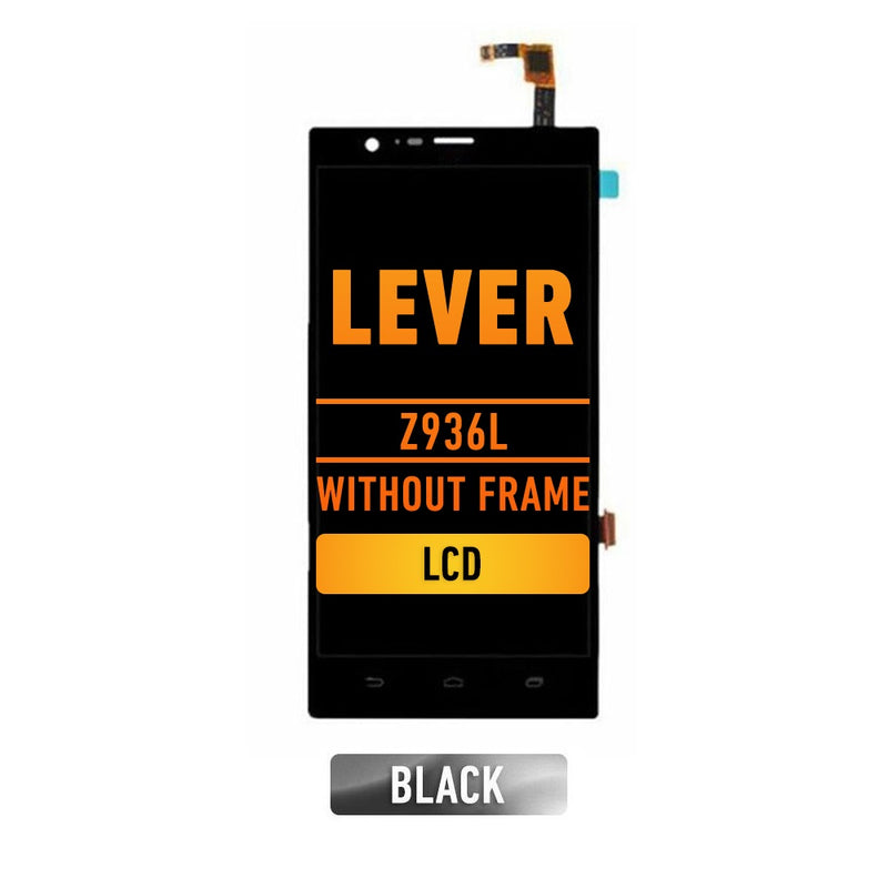 ZTE Lever (Z936L) LCD Screen Assembly Replacement (Black)