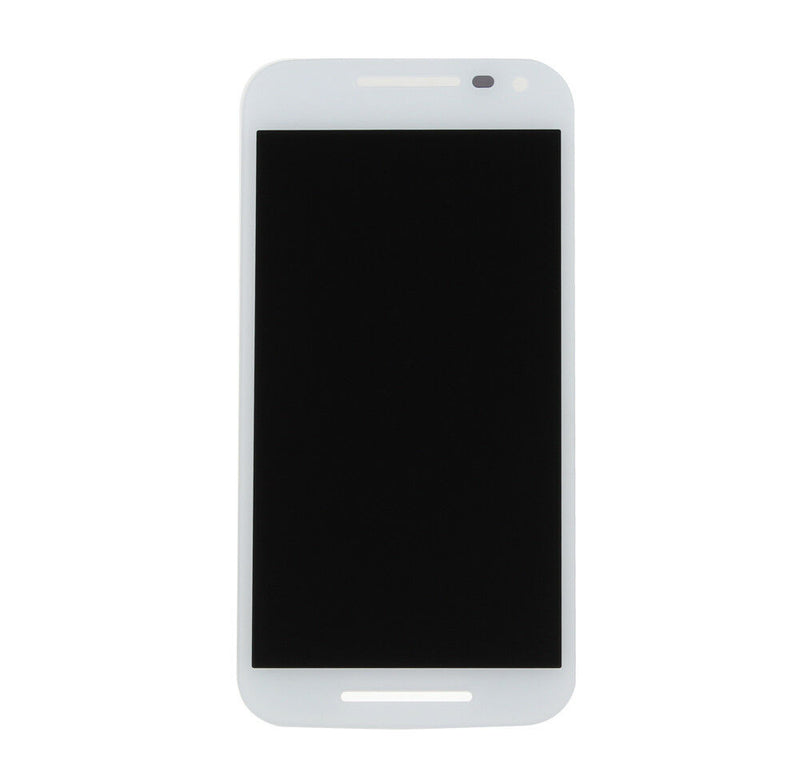 Motorola Moto G3 (XT1540) LCD Screen Assembly Replacement Without Frame (Refurbished) (White)