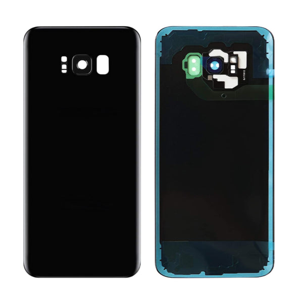 Samsung Galaxy S8 Battery Back Cover Glass Glass Replacement With Camera Lens (All Colors)