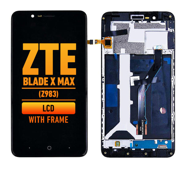 ZTE Blade X Max / Max XL Z983 LCD Display Assembly Replacement With Frame