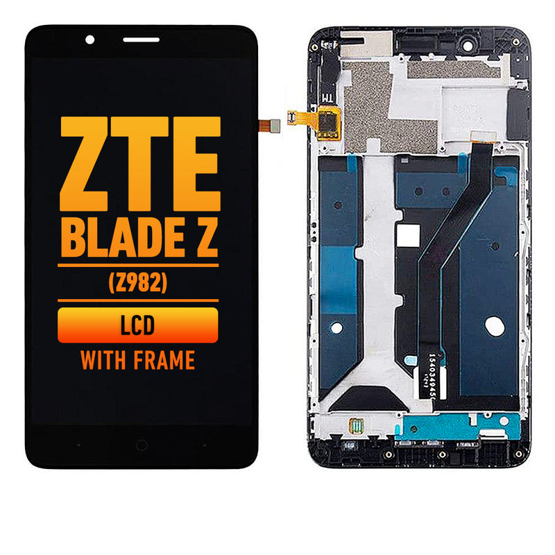 ZTE Blade Z Max Z982 LCD Display Assembly Replacement With Frame