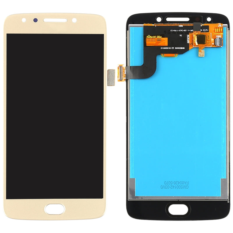 Motorola E4 (XT1764 / XT1767 / XT1768)  LCD Screen Assembly Replacement Without Frame (Refurbished) (Gold)