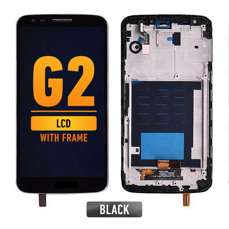 LG G2 LCD Screen Assembly Replacement With Frame (Black)