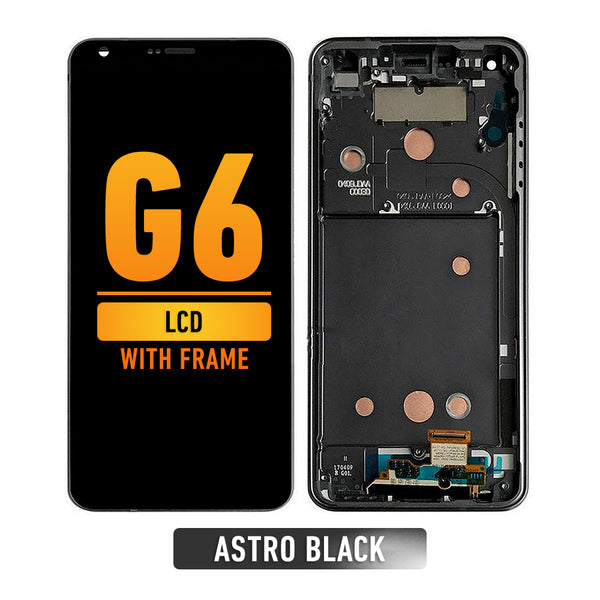 LG G6 LCD Screen Assembly Replacement With Frame (Astro Black)