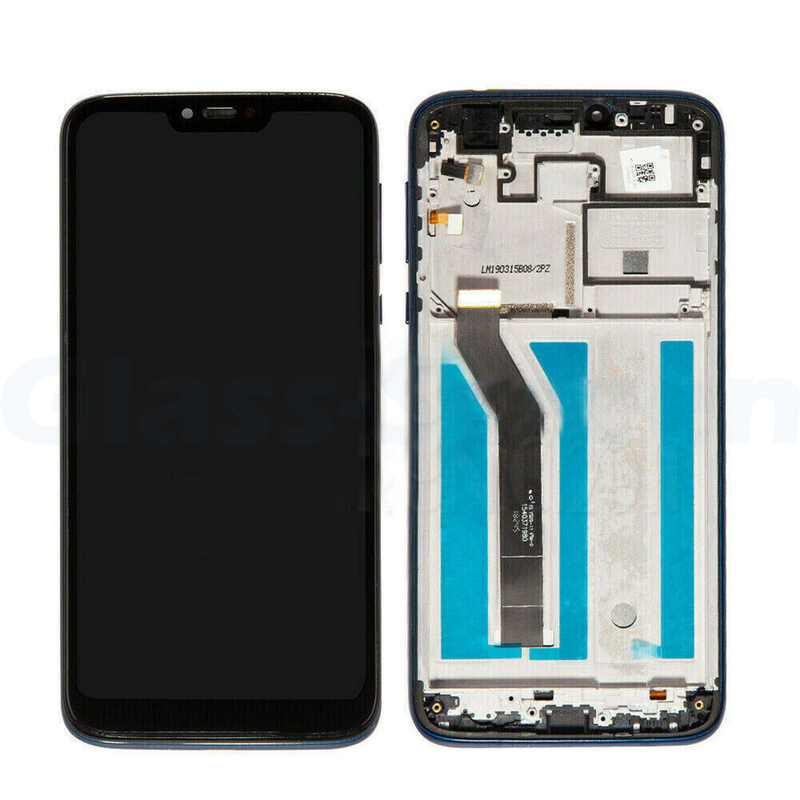 Motorola G7 Power (XT1955 / 157MM Size) LCD Screen Assembly Replacement With Frame (Refurbished) (US Version)