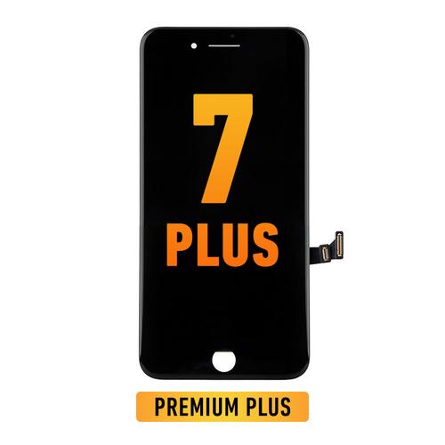 iPhone 7 Plus Complete LCD Assembly Replacement (With Steel Plate) (Premium Plus | IQ7) (Black)