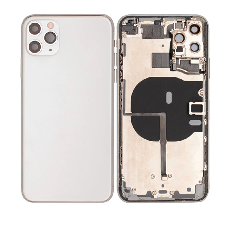 iPhone 11 Pro Max Housing & Back Cover Glass With Small Parts (No Logo) (All Colors)