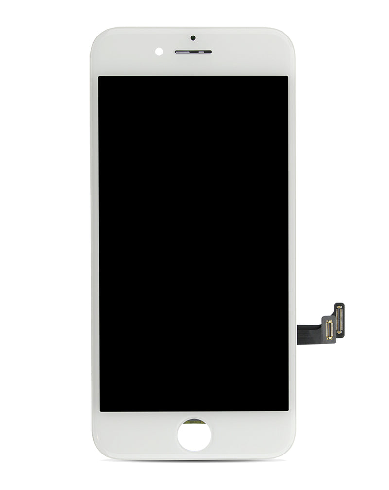 iPhone 8 Plus Complete LCD Assembly Replacement (With Steel Plate) (Premium Plus | IQ7) (White)