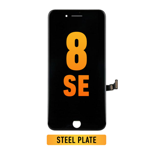 iPhone 8 / SE 2020 / SE 2022 LCD Screen Replacement (With Steel Plate)  (Premium Plus | IQ7) (Black)