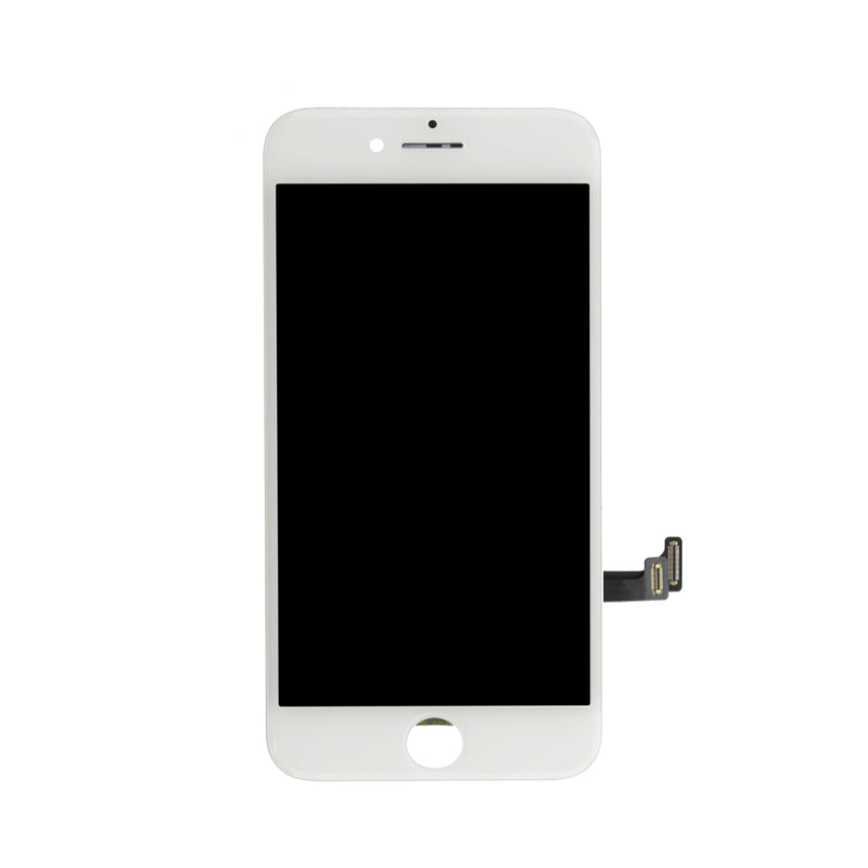 iPhone 8 / SE 2020 / SE 2022 Complete LCD Assembly Replacement (With Steel Plate) (Premium Plus | IQ7) (White)