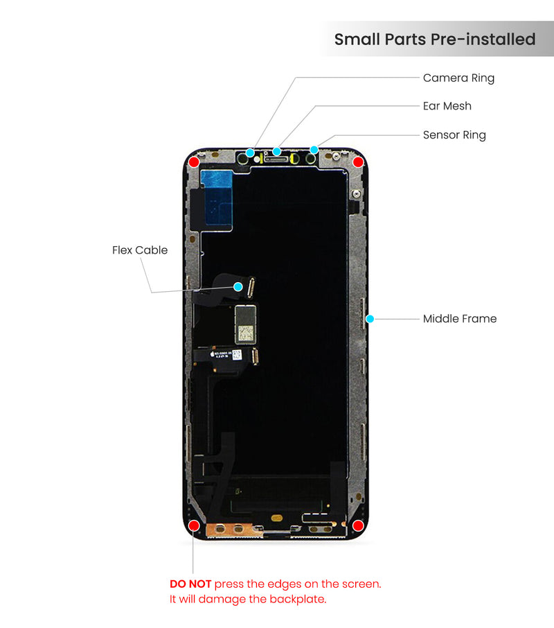 iPhone XS Max OLED Screen Replacement (Soft Oled | IQ9)