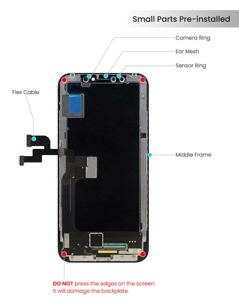 iPhone X LCD Screen Replacement (Incell | IQ5)