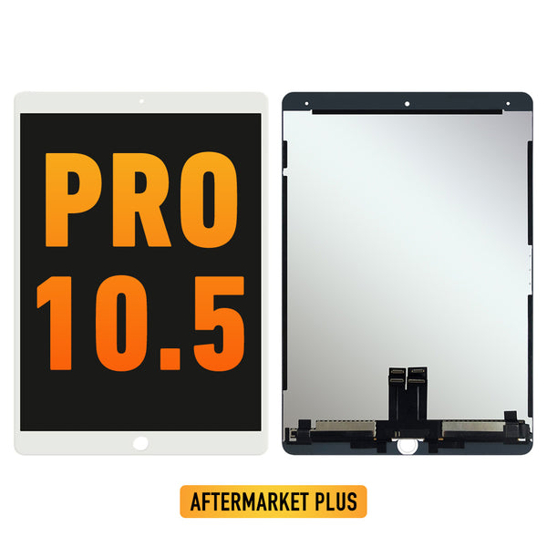 iPad Pro 10.5 LCD Screen Assembly Replacement With Digitizer (Sleep / Wake Sensor Flex Pre-Installed) (Aftermarket Plus) (White)