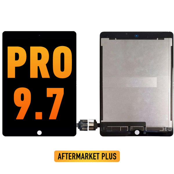 iPad Pro 9.7 LCD Screen Assembly Replacement With Digitizer (Sleep / Wake Sensor Flex Pre-Installed) (Aftermarket Plus) (Black)