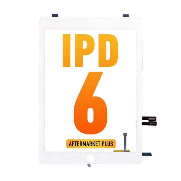 iPad 6 (2018) Digitizer Replacement (Without Home Button) (Aftermarket Plus) (White)