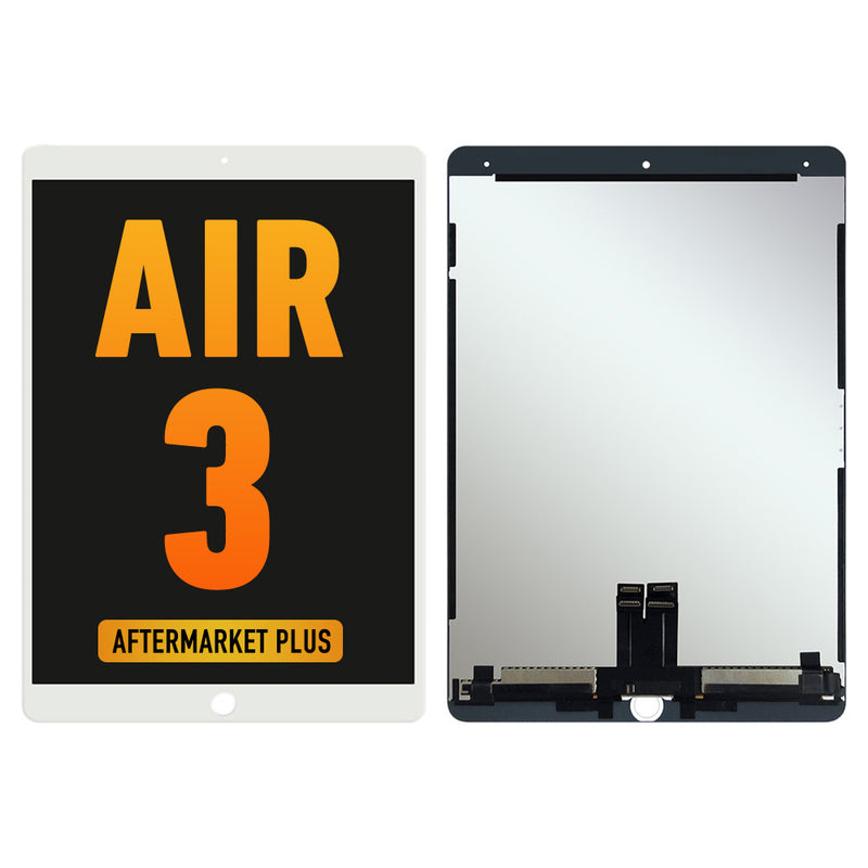 iPad Air 3 10.5 LCD Assembly Replacement With Digitizer (Aftermarket Plus) (White)