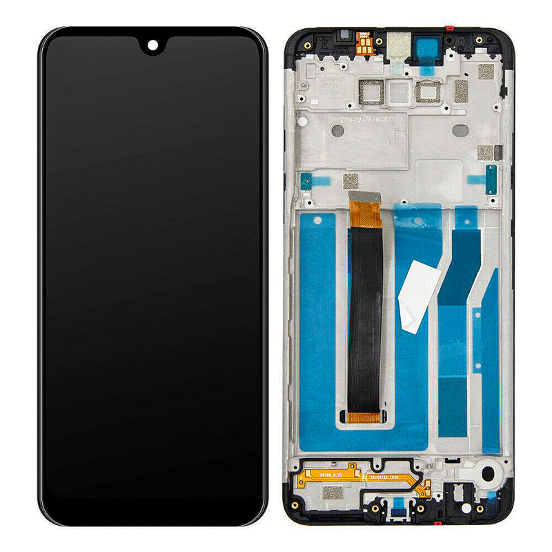 LG K50s LCD Screen Assembly Replacement With Frame (Black)