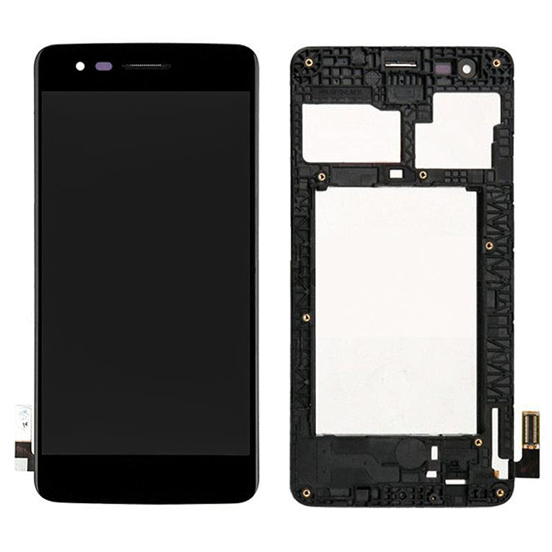 LG K8 (2017) / Aristo LCD Screen Assembly Replacement With Frame (US Version) (Black)