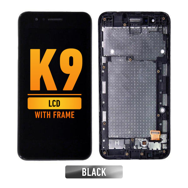 LG K9 2018 X210FM / X210K 2018 LCD Screen Assembly Replacement With Frame (Black)