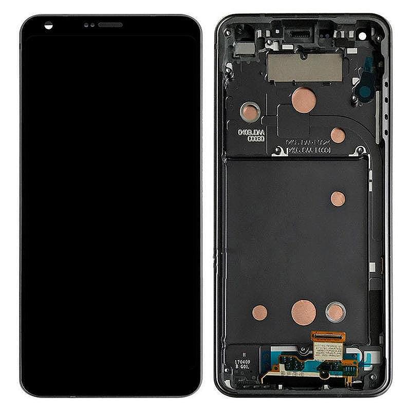 LG G6 LCD Screen Assembly Replacement With Frame (Astro Black)