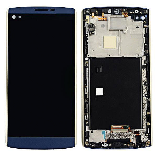 LG V10 LCD Screen Assembly Replacement With Frame (Black)