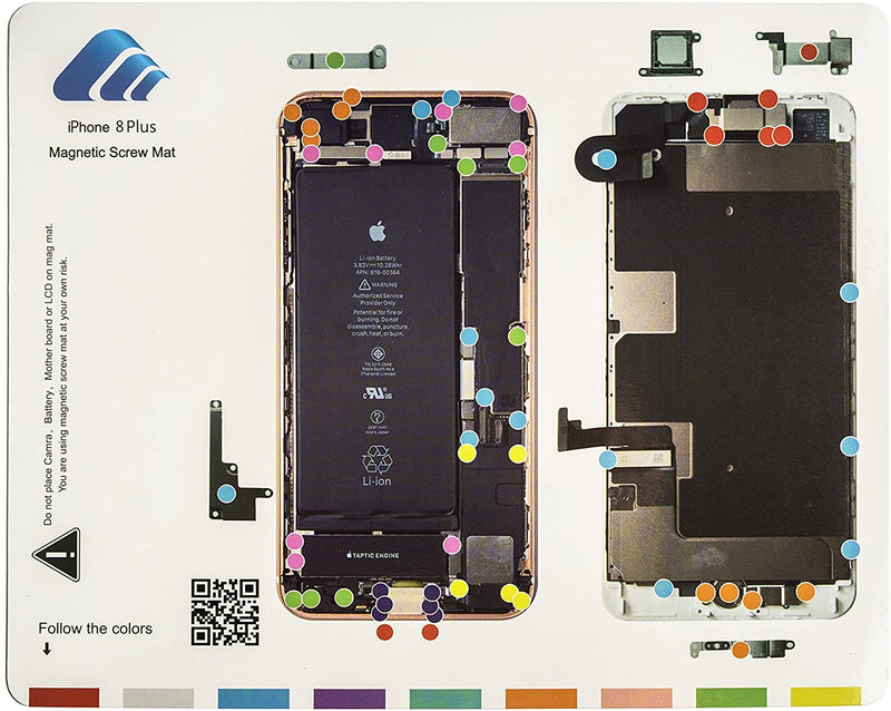 Magnetic Project Mat Screw Mat Repair Guide iPhone 6 - 11 Pro Max