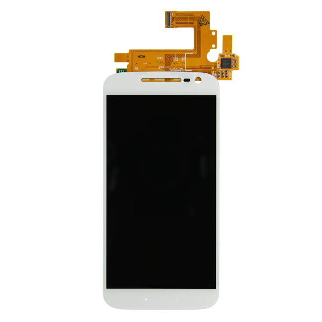 Motorola Moto G4 (XT1625) LCD Screen Assembly Replacement Without Frame (Refurbished) (White)