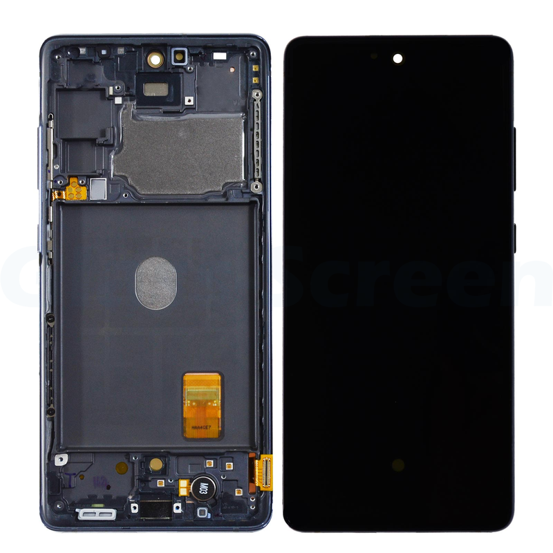Samsung Galaxy S20 FE OLED Screen Assembly Replacement With Frame (Refurbished) (Cloud Navy)