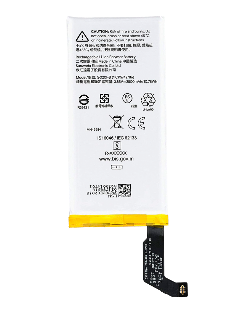 Google Pixel 4 G020I | G020M | G020N Battery High Capacity Replacement