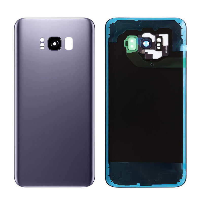 Samsung Galaxy S8 Battery Back Cover Glass Glass Replacement With Camera Lens (All Colors)