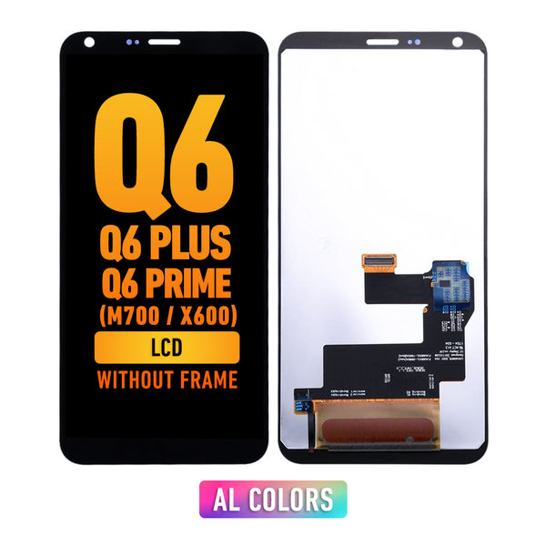 LG Q6 / Q6 Plus / Q6 Prime (M700 / X600) LCD Screen Assembly Replacement Without Frame (All Colors)