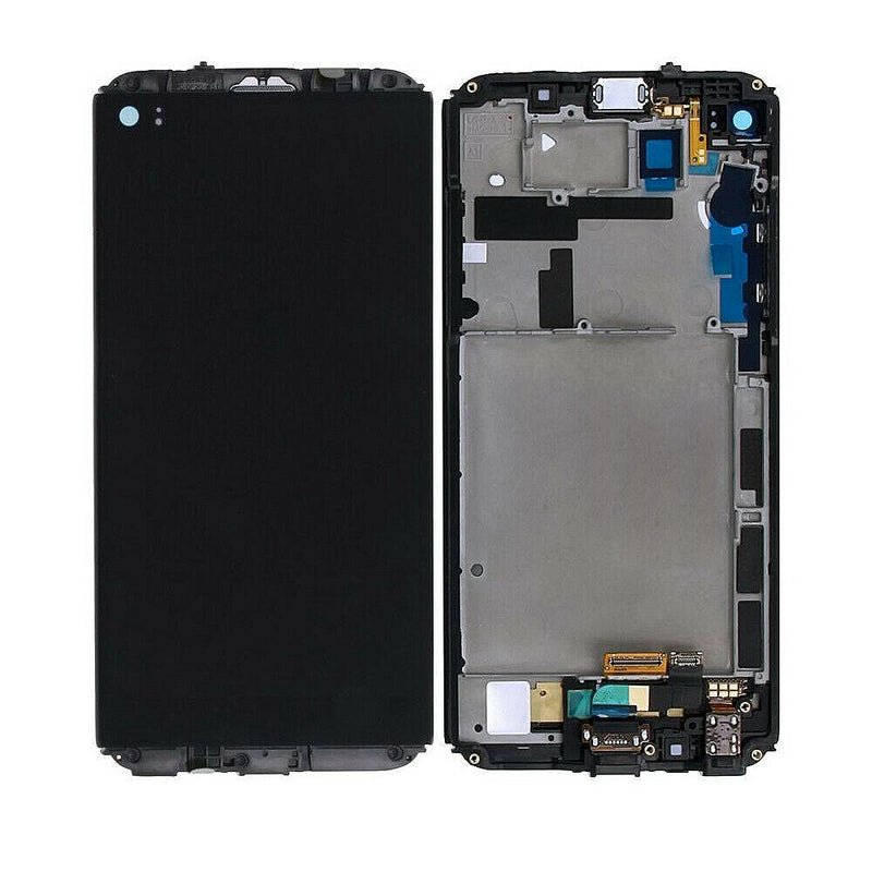 LG Q8 2017 (H970 / X800L / X800K) LCD Screen Assembly Replacement With Frame (Black)