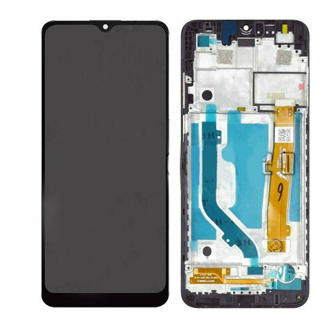 T-Mobile Revvl 4 Plus (5062 / 2020) / Alcatel 3X (5061 / 2020) - LCD Screen Assembly Replacement With Frame (Black)