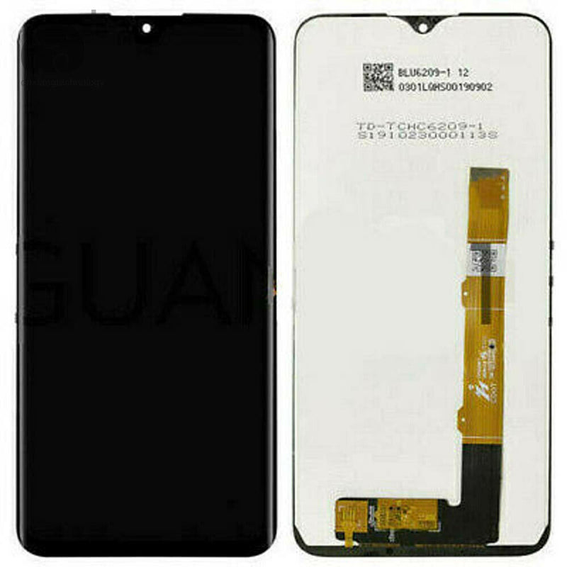 T-Mobile Revvl 4 Plus (5062 / 2020) / Alcatel 3X (5061 / 2020) - LCD Screen Assembly Replacement Without Frame (Black)