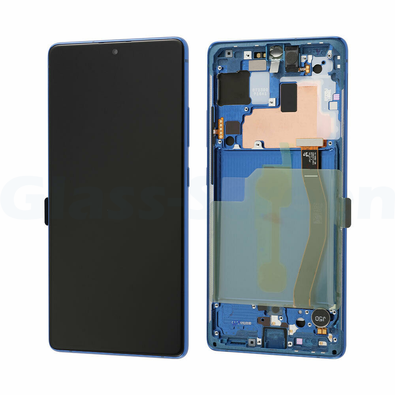 Samsung Galaxy S10 Lite OLED Screen Assembly Replacement With Frame (Refurbished) (Prism Blue)