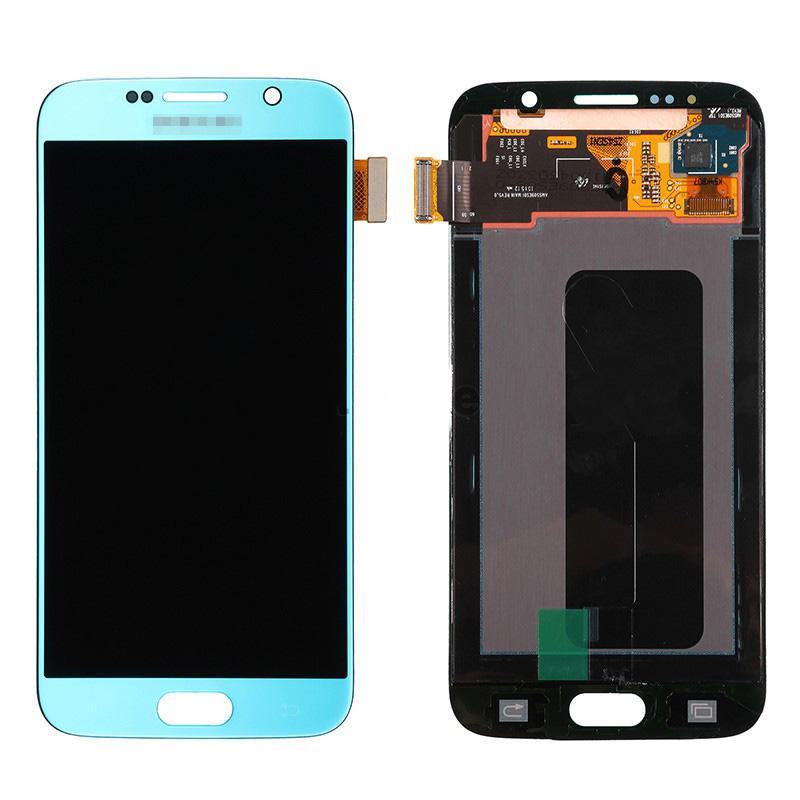 Samsung Galaxy S6 OLED Screen Assembly Replacement Without Frame (Refurbished) (Blue Topaz)