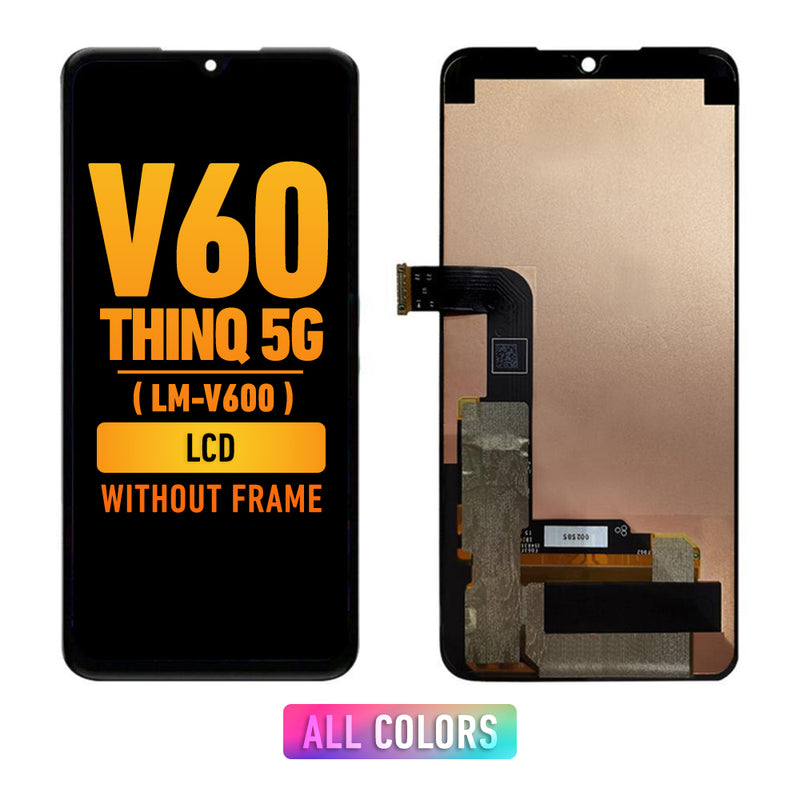 LG V60 ThinQ 5G (LM-V600) LCD Screen Assembly Replacement Without Frame (All Colors)