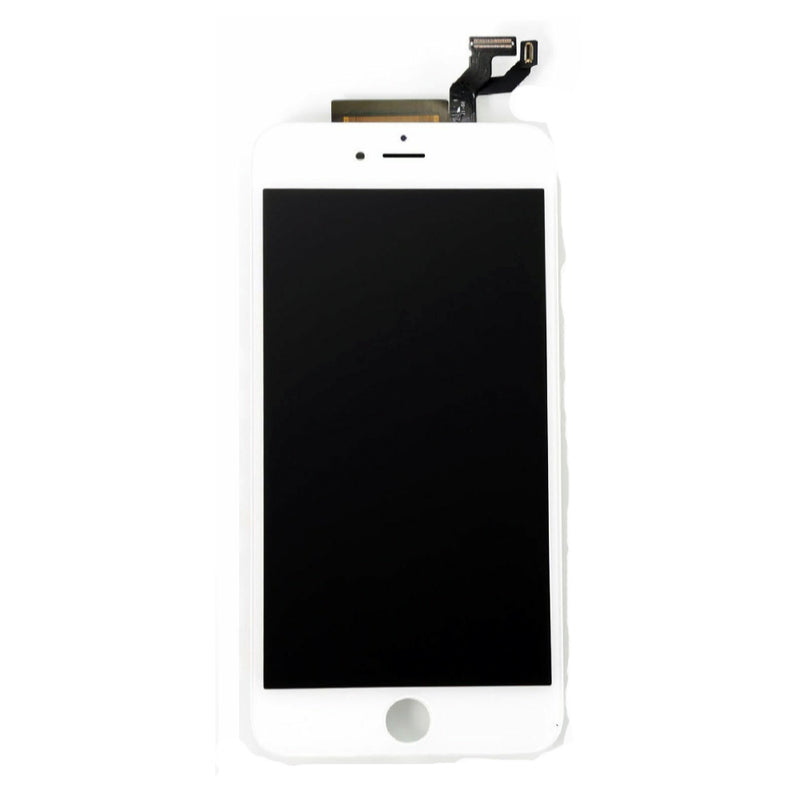 iPhone 6S LCD Screen Replacement (With Steel Plate) (Premium Plus | IQ7) (White)