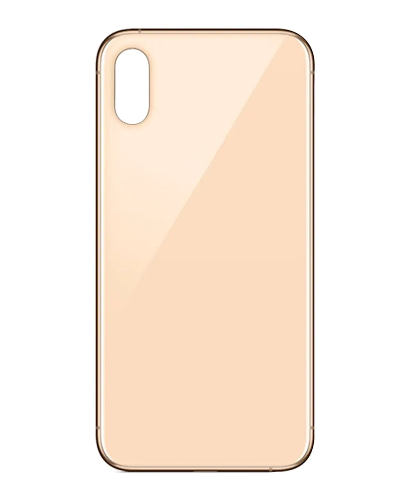 iPhone XS Bigger Camera Hole Back Glass (No Logo) (All Colors)